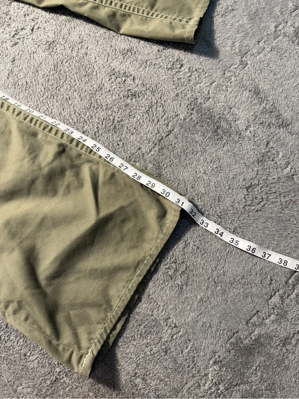 True Religion Double Knee Men's Green Carpenter Pants Baggy Drawstring Wide Leg